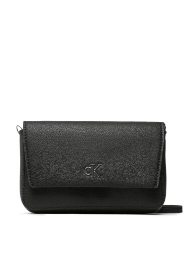 Calvin Klein Jeans Дамска чанта Minimal Monogram Walet W/Strap K60K610704 Черен - Mera.bg