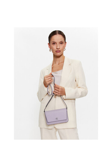 Calvin Klein Jeans Дамска чанта Minimal Monogram Wallet W/Strap K60K610704 PCI - Mera.bg
