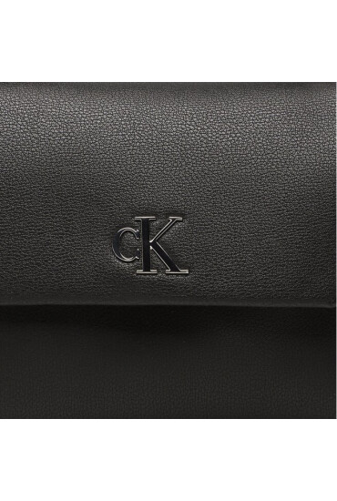 Calvin Klein Jeans Дамска чанта Mnimal Monogram Top Handle22 K60K610684 Черен - Mera.bg