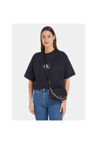Calvin Klein Jeans Дамска чанта Nylon Chain Camera Bag18 K60K611224 Black BDS - Mera.bg
