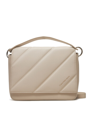 Calvin Klein Jeans Дамска чанта Quilted Boxy Flap Crossbody24 K60K612243 Екрю - Mera.bg