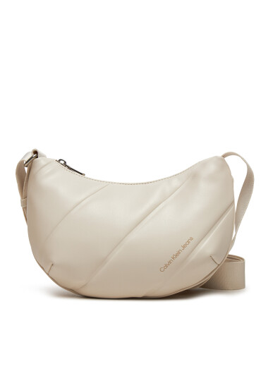 Calvin Klein Jeans Дамска чанта Quilted Crescent Cb Bag24 K60K612370 Екрю - Mera.bg