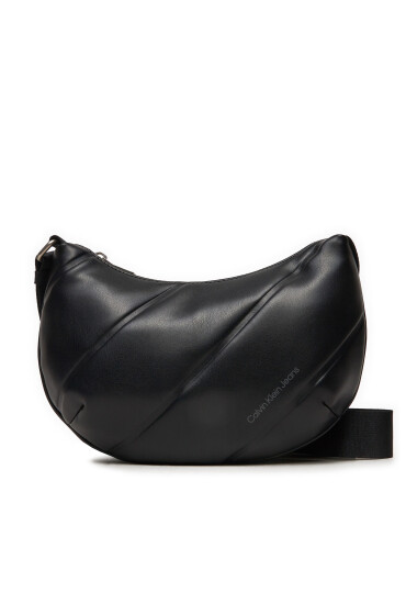 Calvin Klein Jeans Дамска чанта Quilted Crescent Cb Bag24 K60K612370 Черен - Mera.bg