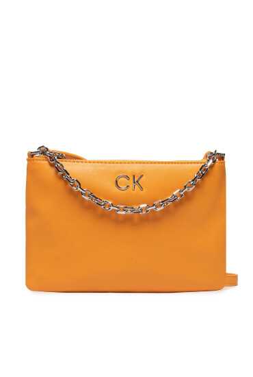 Calvin Klein Jeans Дамска чанта Re Lock Ew Crossbody W Chain K60K609115 Оранжев - Mera.bg