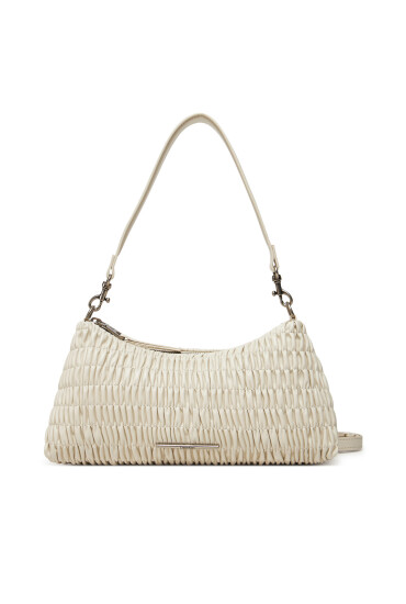 Calvin Klein Jeans Дамска чанта Rouched Shoulder Bag LV04K3088G Екрю - Mera.bg