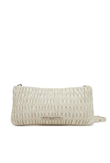 Calvin Klein Jeans Дамска чанта Rouched Zip Top Bag LV04K3090G Екрю - Mera.bg