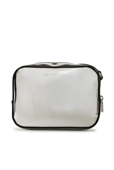 Calvin Klein Jeans Дамска чанта Sculped Camera Bag K60K610396 Сребрист - Mera.bg
