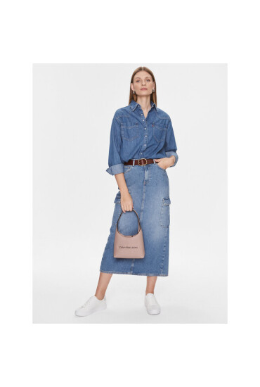 Calvin Klein Jeans Дамска чанта Sculpted Arch Shoulderbag22 Mono K60K611548 Розов - Mera.bg