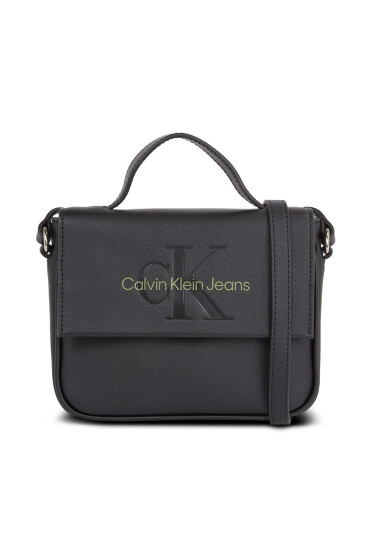 Calvin Klein Jeans Дамска чанта Sculpted Boxy Flap Cb20 Mono K60K610829 Черен - Mera.bg