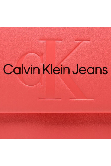 Calvin Klein Jeans Дамска чанта Sculpted Boxy Flap Cb20 Mono K60K610829 Коралов - Mera.bg