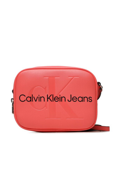Calvin Klein Jeans Дамска чанта Sculpted Camera Bag 18 Mono K60K610275 Коралов - Mera.bg