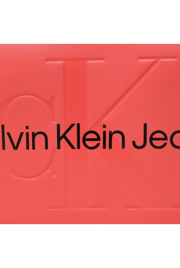 Calvin Klein Jeans Дамска чанта Sculpted Camera Bag 18 Mono K60K610275 Коралов - Mera.bg