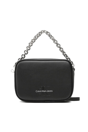 Calvin Klein Jeans Дамска чанта Sculpted Camera Bag18 Chain K60K610564 Черен - Mera.bg