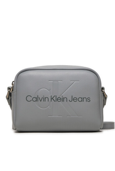 Calvin Klein Jeans Дамска чанта Sculpted Camera Bag18 Mono K60K612220 Сив - Mera.bg