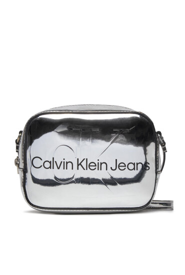 Calvin Klein Jeans Дамска чанта Sculpted Camera Bag18 Mono S K60K611858 Сребрист - Mera.bg