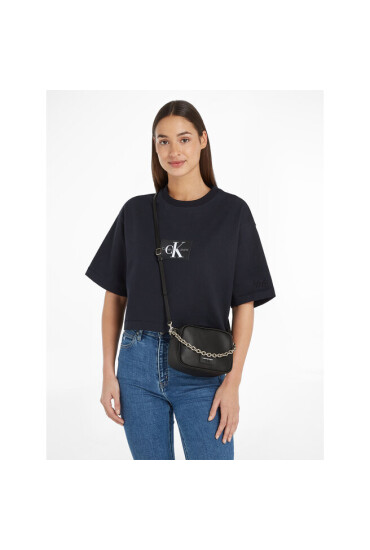 Calvin Klein Jeans Дамска чанта Sculpted Camera Bag18 W/Chain K60K611189 Black BDS - Mera.bg