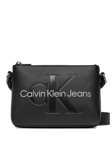 Calvin Klein Jeans Дамска чанта Sculpted Camera Pouch21 Mono K60K610681 Black/Metallic Logo 0GL - Mera.bg