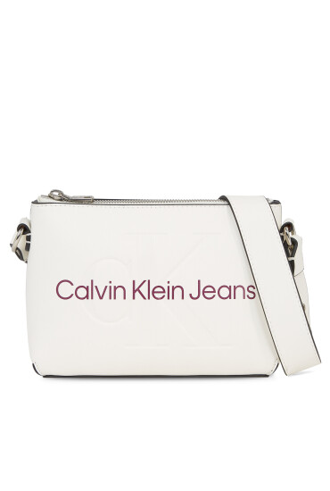 Calvin Klein Jeans Дамска чанта Sculpted Camera Pouch21 Mono K60K610681 Екрю - Mera.bg
