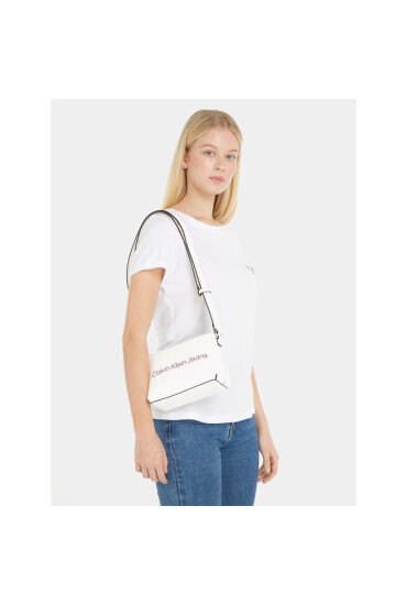 Calvin Klein Jeans Дамска чанта Sculpted Camera Pouch21 Mono K60K610681 Екрю - Mera.bg