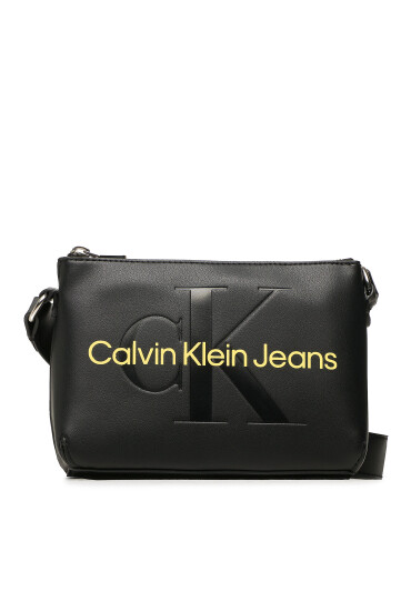 Calvin Klein Jeans Дамска чанта Sculpted Camera Pouch2I Mono K60K610681 Черен - Mera.bg