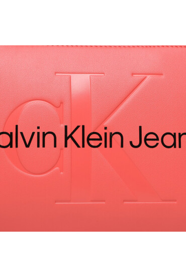 Calvin Klein Jeans Дамска чанта Sculpted Camera Pouch2I Mono K60K610681 Коралов - Mera.bg