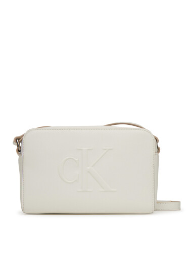 Calvin Klein Jeans Дамска чанта Sculpted Ew Camera Bag LV04K3036G Бял - Mera.bg