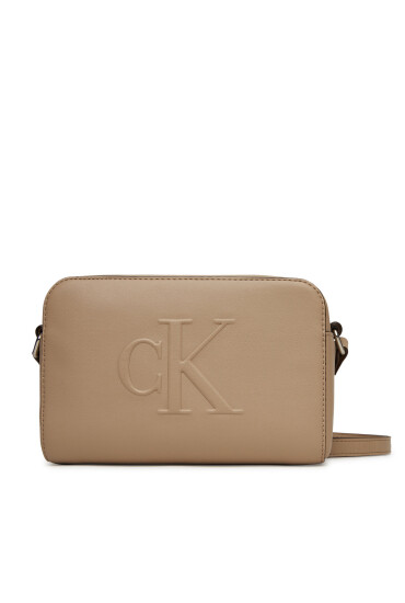 Calvin Klein Jeans Дамска чанта Sculpted Ew Camera Bag20 LV04K3036G Бежов - Mera.bg