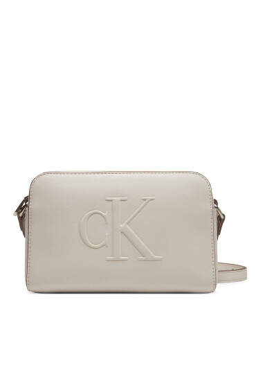 Calvin Klein Jeans Дамска чанта Sculpted Ew Camera Bag20 LV04K3036G Екрю - Mera.bg