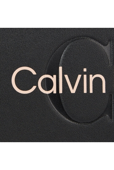 Calvin Klein Jeans Дамска чанта Sculpted Ew Flap Conv25 Mono K60K607198 Black With Rose 01F - Mera.bg