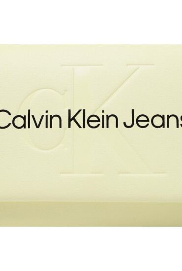 Calvin Klein Jeans Дамска чанта Sculpted Ew Flap Conv25 Mono K60K607198 Жълт - Mera.bg
