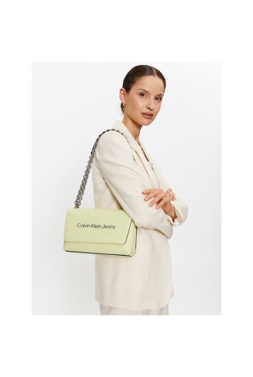 Calvin Klein Jeans Дамска чанта Sculpted Ew Flap Conv25 Mono K60K607198 Жълт - Mera.bg