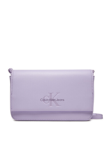 Calvin Klein Jeans Дамска чанта Sculpted Ew Flap K60K612375 Виолетов - Mera.bg