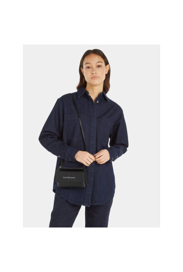 Calvin Klein Jeans Дамска чанта Sculpted Ew Flap Xbody Mono K60K610579 0GJ - Mera.bg