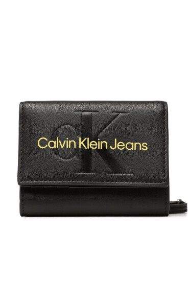 Calvin Klein Jeans Дамска чанта Sculpted French Flap Xbody Mono K60K610581 Черен - Mera.bg