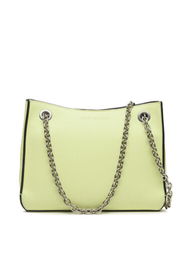 Calvin Klein Jeans Дамска чанта Sculpted Shoulder Bag 24 Mono K60K607831 Зелен - Mera.bg