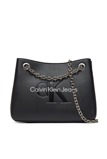 Calvin Klein Jeans Дамска чанта Sculpted Shoulder Bag24 Mono K60K607831 Black/Metallic Logo 0GL - Mera.bg