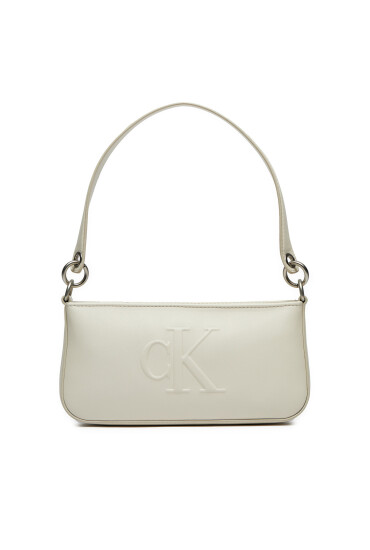 Calvin Klein Jeans Дамска чанта Sculpted Shoulder K60K612725 Екрю - Mera.bg