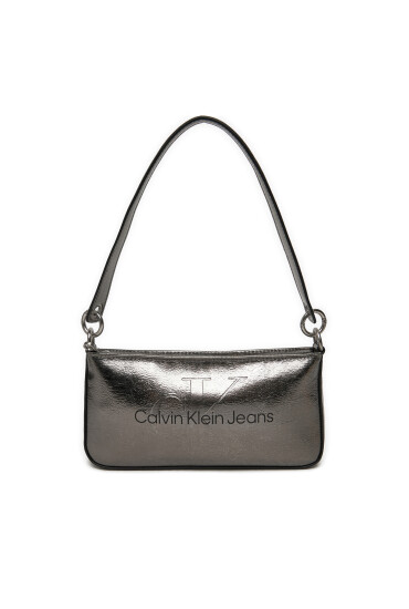 Calvin Klein Jeans Дамска чанта Sculpted Shoulder K60K612732 Сребрист - Mera.bg