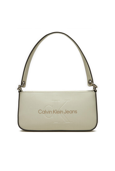 Calvin Klein Jeans Дамска чанта Sculpted Shoulder Pouch25 Mono K60K610679 Бежов - Mera.bg