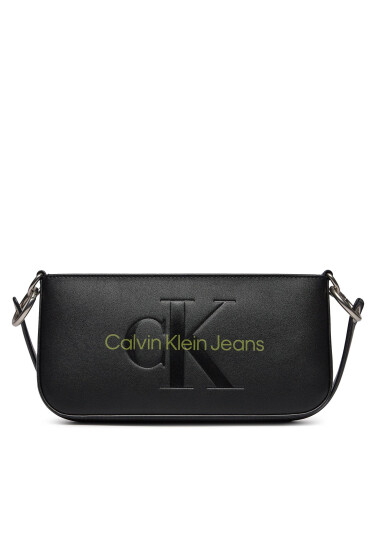 Calvin Klein Jeans Дамска чанта Sculpted Shoulder Pouch25 Mono K60K610679 Black/Dark Juniper 0GX - Mera.bg