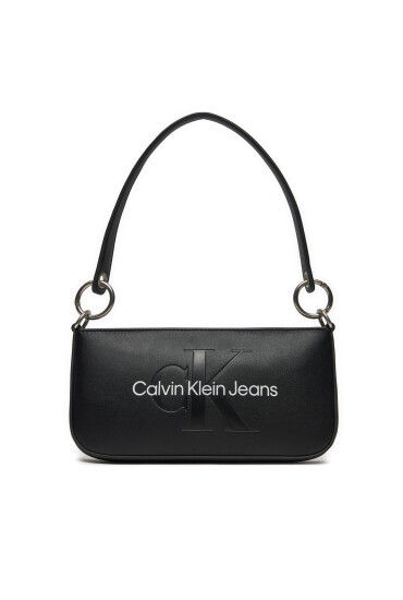 Calvin Klein Jeans Дамска чанта Sculpted Shoulder Pouch25 Mono K60K610679 Черен - Mera.bg