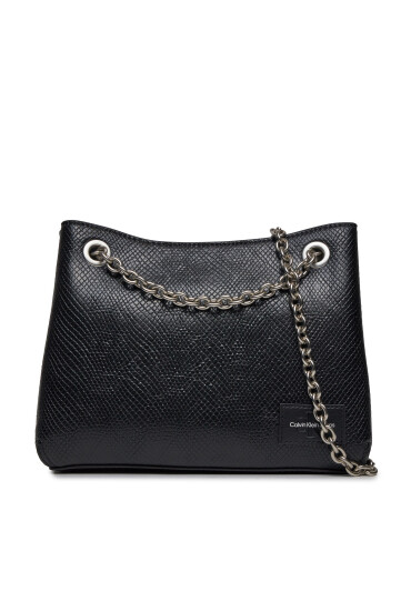 Calvin Klein Jeans Дамска чанта Sculpted Shoulderbag Ch24 Snake K60K611551 Черен - Mera.bg