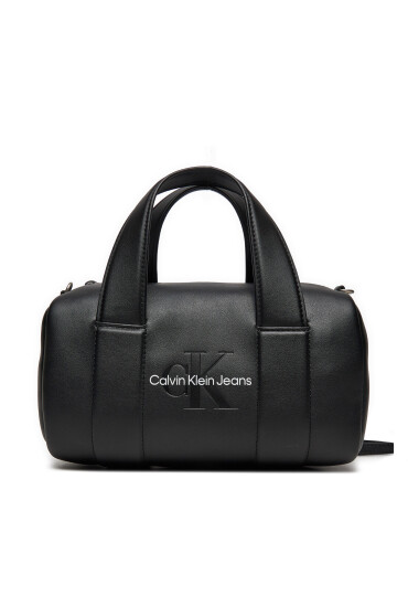Calvin Klein Jeans Дамска чанта Sculpted Square Barrel Mono K60K612378 Черен - Mera.bg
