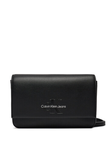 Calvin Klein Jeans Дамска чанта Sculpted Wallet Ph Cb19 Mono K60K611543 Black/Metallic Logo 0GL - Mera.bg