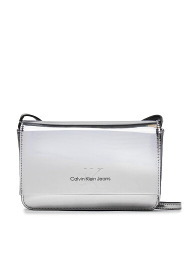 Calvin Klein Jeans Дамска чанта Sculpted Wallet Ph Cb19 Mono S K60K611865 Сребрист - Mera.bg