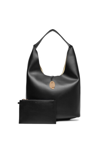 Calvin Klein Jeans Дамска чанта Stone Lock Slouchy Large Shoulde LV04K3149G Черен - Mera.bg