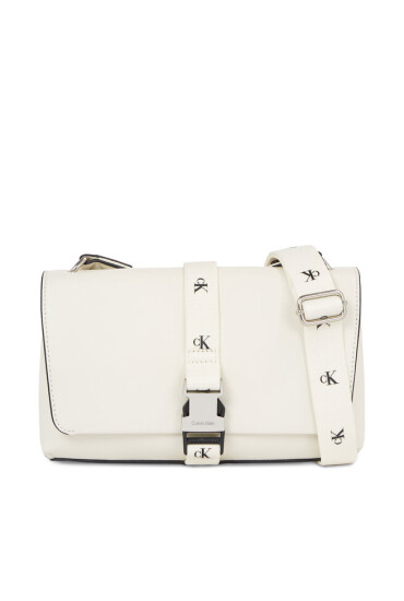 Calvin Klein Jeans Дамска чанта Ultralight Ew Flap25 Pu K60K610700 Ivory YBI - Mera.bg