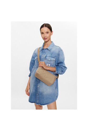Calvin Klein Jeans Дамска чанта Ultralight Shouler Bag22 Qt K60K610851 Бежов - Mera.bg