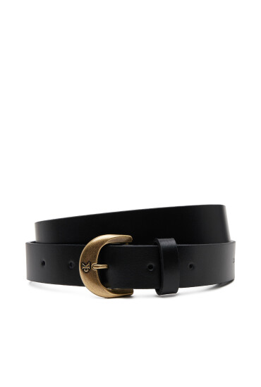 Calvin Klein Jeans Дамски колан Casual Center Pin Buckle 25MM LV04K7009G Черен - Mera.bg