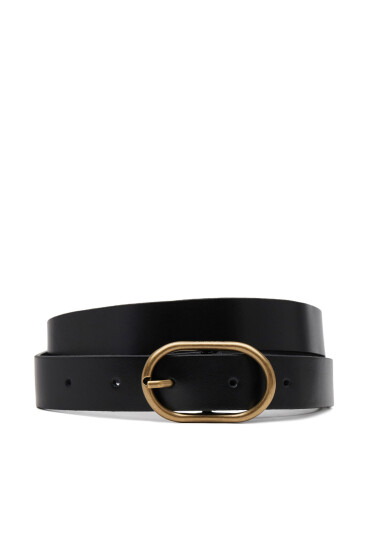 Calvin Klein Jeans Дамски колан Casual Center Pin Buckle 25Mm LV04K7010G Черен - Mera.bg